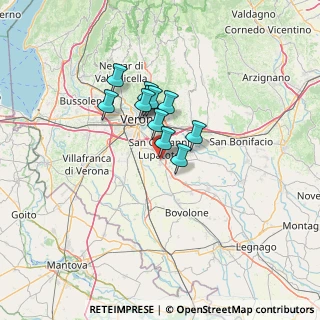 Mappa Via Gabriele D'Annunzio, 37059 Campagnola VR, Italia (8.76)