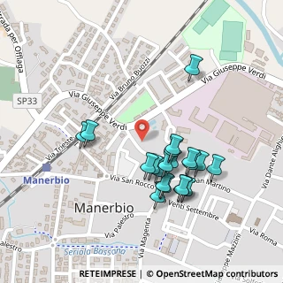 Mappa Via Luzzago, 25025 Manerbio BS, Italia (0.2155)