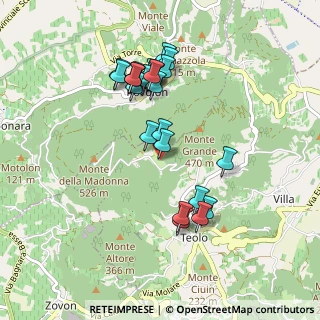 Mappa Via Monte Madonna, 35030 Teolo PD, Italia (0.87333)