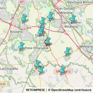 Mappa Via S. Vittore, 20085 Locate di Triulzi MI, Italia (4.22417)