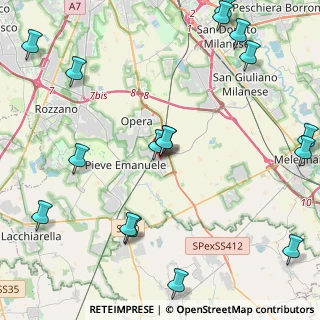 Mappa Via S. Vittore, 20085 Locate di Triulzi MI, Italia (6.328)