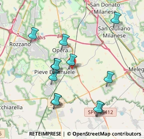 Mappa Via S. Vittore, 20085 Locate di Triulzi MI, Italia (3.88083)