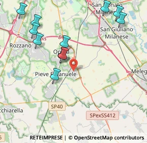 Mappa Via S. Vittore, 20085 Locate di Triulzi MI, Italia (4.75545)