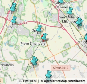 Mappa Via S. Vittore, 20085 Locate di Triulzi MI, Italia (6.4285)