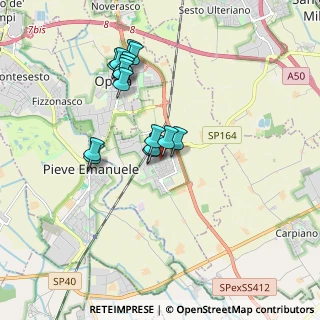 Mappa Via S. Vittore, 20085 Locate di Triulzi MI, Italia (1.604)
