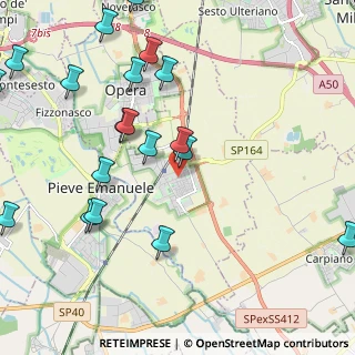 Mappa Via S. Vittore, 20085 Locate di Triulzi MI, Italia (2.7505)
