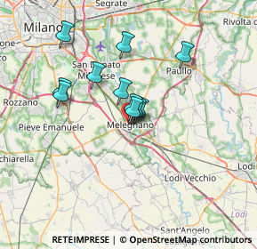 Mappa Piazzale delle Associazioni, 20077 Melegnano MI, Italia (5.17091)