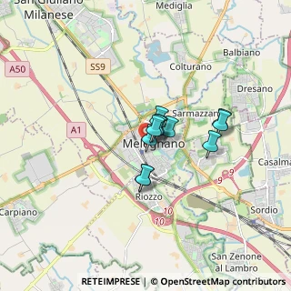 Mappa Piazzale delle Associazioni, 20077 Melegnano MI, Italia (0.96727)