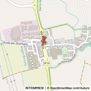Mappa Via Monzasca, 1, 26832 Galgagnano, Lodi (Lombardia)