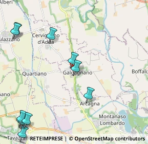 Mappa Via Monzasca, 26832 Galgagnano LO, Italia (2.93)