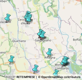 Mappa Via Monzasca, 26832 Galgagnano LO, Italia (2.392)