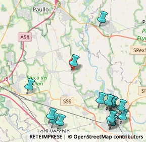 Mappa Via Monzasca, 26832 Galgagnano LO, Italia (5.91235)