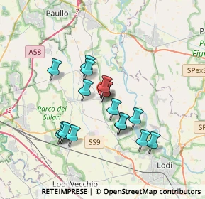 Mappa Via Monzasca, 26832 Galgagnano LO, Italia (2.94765)