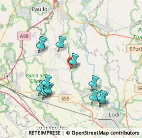 Mappa Via Monzasca, 26832 Galgagnano LO, Italia (3.84538)