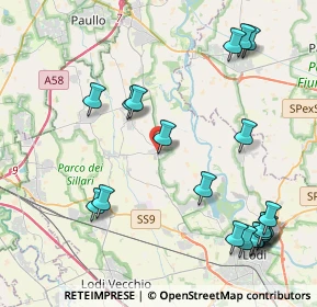 Mappa Via Monzasca, 26832 Galgagnano LO, Italia (5.122)
