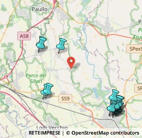 Mappa Via Monzasca, 26832 Galgagnano LO, Italia (5.82438)