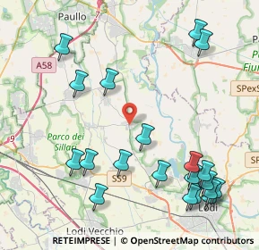 Mappa Via Monzasca, 26832 Galgagnano LO, Italia (5.1165)