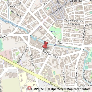 Mappa Via Urbino Carlo, 32, 26013 Crema, Cremona (Lombardia)