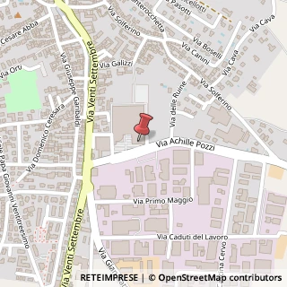 Mappa Via Achille Pozzi, 5, 25013 Carpenedolo, Brescia (Lombardia)