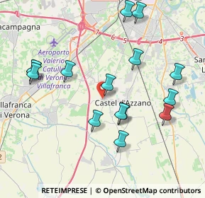 Mappa Piazza J.F. Kennedy, 37060 Castel d'Azzano VR, Italia (4.162)