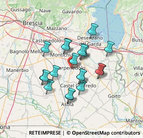 Mappa Via Achille Pozzi, 25013 Carpenedolo BS, Italia (10.668)