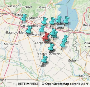 Mappa Via Achille Pozzi, 25013 Carpenedolo BS, Italia (10.079)