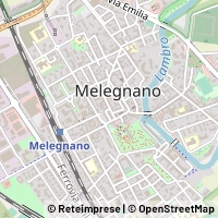Mapa Melegnano