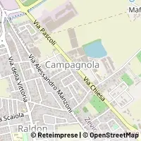 Mapa Zevio