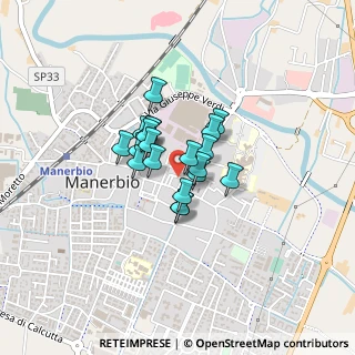 Mappa Piazza Bianchi, 25025 Manerbio BS, Italia (0.244)