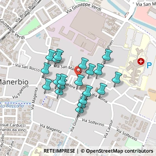 Mappa Piazza Bianchi, 25025 Manerbio BS, Italia (0.1815)
