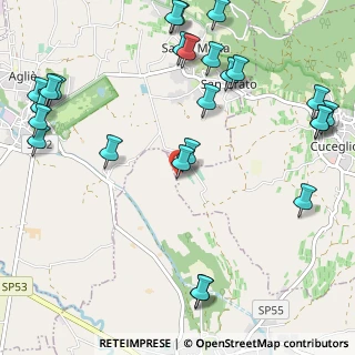 Mappa Via Cascina la Grecia, 10090 Cuceglio TO, Italia (1.44)