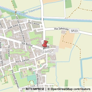 Mappa SP23, 6, 26010 Izano, Cremona (Lombardia)