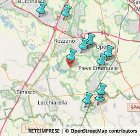 Mappa Via dei Longobardi, 20080 Basiglio MI, Italia (3.82167)