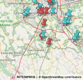 Mappa Via dei Longobardi, 20080 Basiglio MI, Italia (9.867)