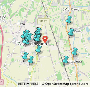 Mappa Via A. Cesari, 37060 Castel d'Azzano VR, Italia (1.5785)