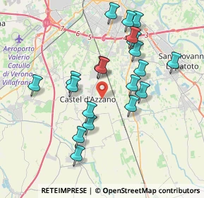 Mappa Via A. Cesari, 37060 Castel d'Azzano VR, Italia (3.6485)