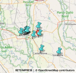 Mappa Via Donatori del Sangue, 26010 Izano CR, Italia (5.27833)