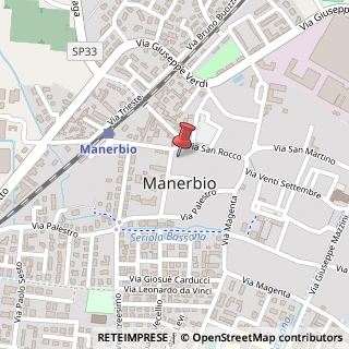 Mappa Viale Stazione, 7, 25025 Manerbio, Brescia (Lombardia)