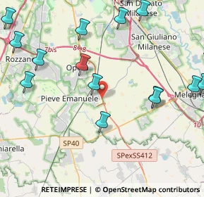 Mappa SP ex Strada Statale 412 della Val Tidone, 20085 Locate di Triulzi MI (6.124)