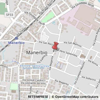 Mappa Via Magenta, 43, 25025 Manerbio, Brescia (Lombardia)
