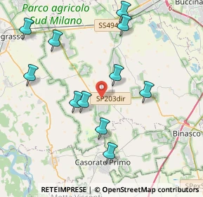 Mappa Via G. Mazzini, 20088 Rosate MI, Italia (4.21364)
