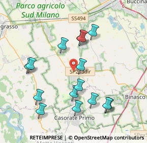 Mappa Via G. Mazzini, 20088 Rosate MI, Italia (3.95467)