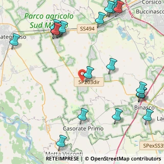 Mappa Via G. Mazzini, 20088 Rosate MI, Italia (5.9525)