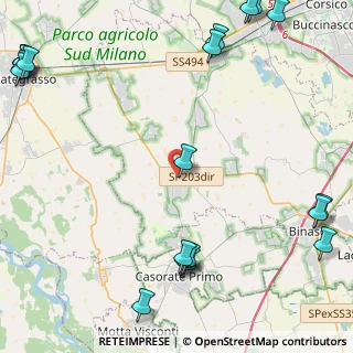 Mappa Via G. Mazzini, 20088 Rosate MI, Italia (6.991)
