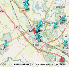 Mappa Piazza XXV Aprile, 20077 Melegnano MI, Italia (2.68316)