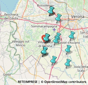 Mappa Vicolo Enrico Toti, 37069 Villafranca di Verona VR, Italia (6.3)