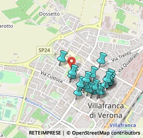 Mappa Vicolo Enrico Toti, 37069 Villafranca di Verona VR, Italia (0.416)