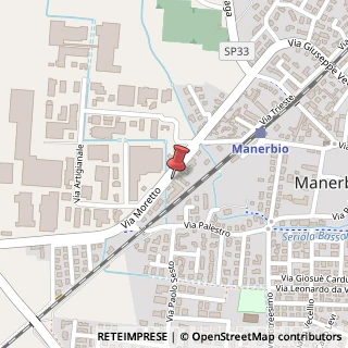 Mappa Via Moretto, 55, 25025 Manerbio, Brescia (Lombardia)