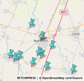 Mappa 25028 Manerbio BS, Italia (4.59636)