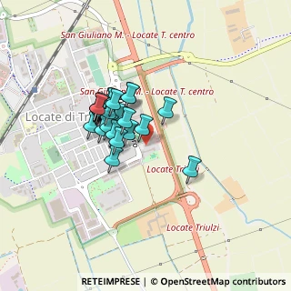 Mappa Via Sandro Pertini, 20085 Locate di Triulzi MI, Italia (0.32857)